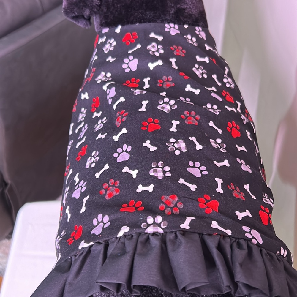 Black Ruffle Dress. - Picture 2 of 8